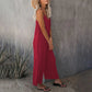 🎁Limited time 49% OFF⏳Loose Sleeveless Wide-Leg Jumpsuit with Pockets - Stretchy & Flowy