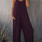🎁Limited time 49% OFF⏳Loose Sleeveless Wide-Leg Jumpsuit with Pockets - Stretchy & Flowy