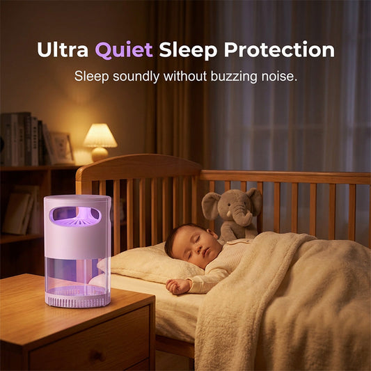 🔥🔥Summer Hot Sale 50% OFF✨ UV Mosquito Killer Lamp – quiet, USB, chemical-free. 50K+ sold! 🔇🌙