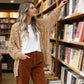 🌸LAST DAY SPECIAL SALE 70% OFF🌸Women's Open Front Slouchy Knit Cardigan