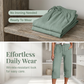 ⛱️Last Day Special Price ￡13.99!!🤩🔥Women's Solid-Color Pleated Cotton-Linen Cropped Pants