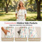 Summer Bohemian Beach Slit Maxi Dress