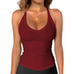 🎁2026 New Arrivals 50% OFF💥Women's Ribbed V-Neck Tank Top