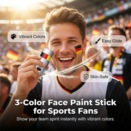 🔥Last Day Sale Only ￡6.99!!! ⚽ National Flag Face Paint Stick for Sports Fans