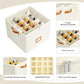 👟 50% OFF NOW!📦Shoe Storage Box for Closet Foldable Organiser with Clear Lid & Reinforced Handles Fits 16-Pair Slippers Space-Saving Bin for Closet Organisation✨