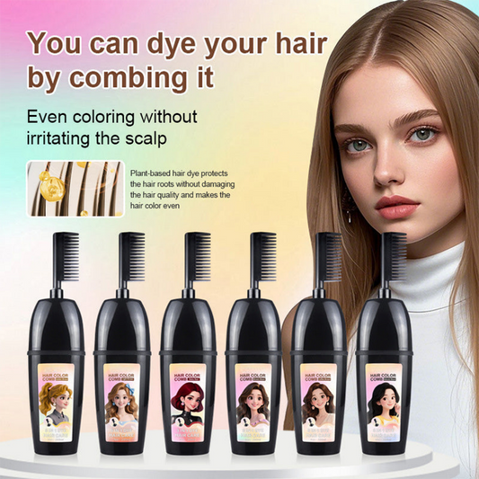 🔥Best Seller 50% Off!!🦄3-in-1 Hair Dye Comb💇‍♀️