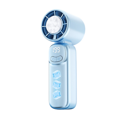 🌬️LAST DAY 50% OFF❄️Mini Handheld Cooling Fan – 💨199-Speed Precision Control, Ice-Cooling Function, LED Display, Pocket-Size Portable Fan