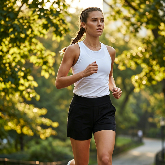 👖 50% OFF! ✨Women's High-Waisted Athletic Bermuda Shorts with Pockets – Running, Yoga, Summer Casual Activewear