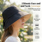 👒 Summer Hot Sale 50% OFF ! 💐 Women's Bowknot Wide Brim Sun Protective Hat – Oversized wide brim blocks UV rays, delicate bow decor, lightweight breathable fabric, ideal for beach, travel & outdoor walking✨