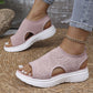 ⏳2026 Summer Hot Sale 70% OFF🎁Women’s Knit Platform Sandals – Lightweight, Breathable & Arch-Supported 🏝️☁️