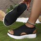 ⏳2026 Summer Hot Sale 70% OFF🎁Women’s Knit Platform Sandals – Lightweight, Breathable & Arch-Supported 🏝️☁️