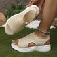 ⏳2026 Summer Hot Sale 70% OFF🎁Women’s Knit Platform Sandals – Lightweight, Breathable & Arch-Supported 🏝️☁️