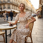 🤩2026 Summer Hot Sale 50% OFF!💖Square Neck Floral Midi Dress – Smocked Bodice, Flowy Tiered Skirt, Romantic