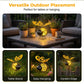 🌙🍃🪴Limited Time Sale 49% OFF! ✨🐝Hanging Solar Bee Light – Warm Amber Glow, Flicker-Free, Perfect for Garden Parties, Camping, or Kids’ Rooms – Spread Joy Day and Night 🌞🌜