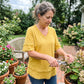 💖LAST DAY SALE ONLY￡11.99!!💖Women's Boho V-Neck T-Shirt with Frayed Edges 🌿 – Loose Fit, Breathable Summer Top in Soft Cotton👚