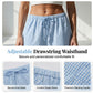 ⏰2026 Summer Hot Sale 50% OFF 🌊✨Women's Wide Leg Gingham Striped Plaid Pants🏖️-Casual Barrel Loose Drawstring Pants with Pockets☀️