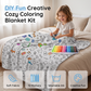 🎨✨LAST DAY SALE 50% OFF!!⚡Creative Cozy Coloring Blanket Kit🎨✨