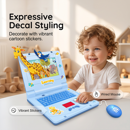 💻 50% Off! 🧸 Interactive Toy Laptop—featuring lights, sounds, and educational games—fostering creativity and motor skills through play 🎵