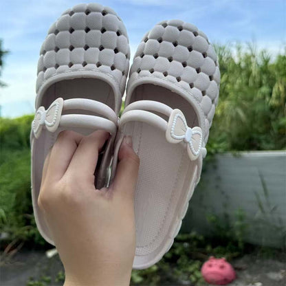 🎉 LIMITED TIME 50% OFF! 👡 Breathable Bow Mules – Cloud-Soft Slip-Ons ☁️