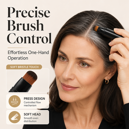 🖤Last Day Special Sale -Buy 1 Get 1 Free!!!💖💇Instant Gray Cover Hair Pen– Quick touch-up & natural finish ✨