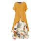 ⏰Last Day Sale 60% OFF💐👗Women's Layered Look Floral Print Casual Dress👍✨