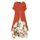 ⏰Last Day Sale 60% OFF💐👗Women's Layered Look Floral Print Casual Dress👍✨