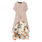⏰Last Day Sale 60% OFF💐👗Women's Layered Look Floral Print Casual Dress👍✨