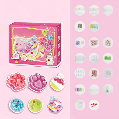 🐱 60% OFF NOW! 🧊 DIY Fried Ice Squishy Toy Kit – Cat claw design, squishy fun & creative – Perfect for sensory play & stress relief for kids ✨