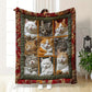 🎁LAST DAY SALE 50% OFF!  🐱💤 Cozy 9‑Panel Sleeping Cats Blanket – Ultra‑Soft Flannel, Reversible Design, Perfect for Sofa, Bed & Travel 🌙✨