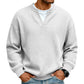 🔥LAST DAY SALE ONLY ￡13.99!!✨ Timeless Comfort | Men's Textured Waffle Layered-Look Long-Sleeve Tee