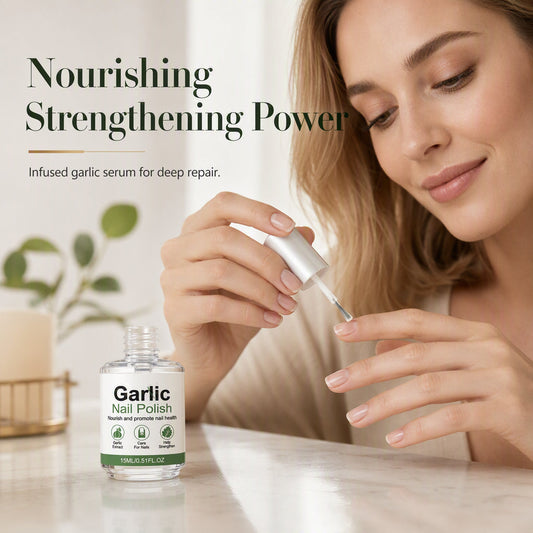 ⚡💅Last Day Special Price ￡7.99✨Garlic Nail Polish for Strengthening Brittle Damaged Nails