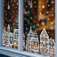 🔥🎁70% OFF!!!-Ready for Christmas! ONLY￡6.99!🎁🎄 Christmas Village Window Sticker Set