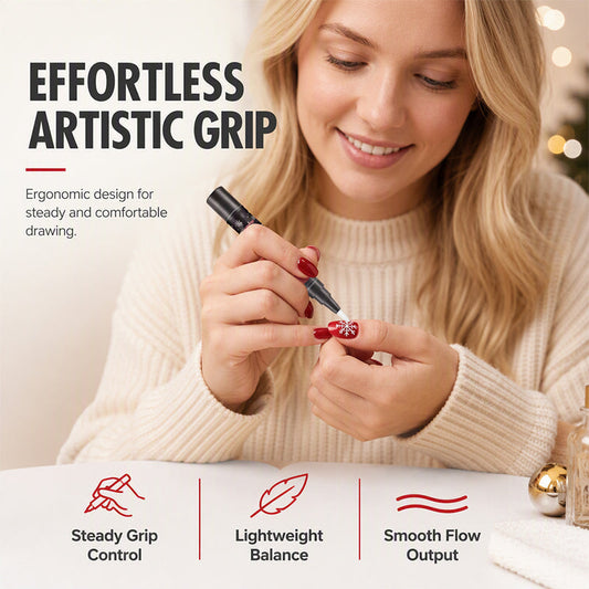 🎅LAST DAY SALE 50% OFF!!🎁6-Color Christmas Nail Polish Pen Set