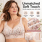 ⏳⏳LAST WEEK SALE -ONLY £7.99!🖤💐Women's Seamless Floral Lace Support Bra