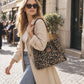 🎁2026 New Arrivals 50% OFF💥Large Capacity Tote Bag with Leopard Print