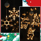 ⏳LAST DAY SALE ONLY ￡7.99!!🎄❄️ DIY Christmas Snowflake Suction Cup LED Lights ✨ | Battery Operated, Warm & Multi-Colour, Window Suction Lights, Christmas Home & Party Decor