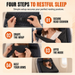 🚀Last Day 49% OFF✨✈️ 3-in-1 Travel Sleep Support – Blackout Eye Mask & Head Support