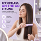⏳ LAST DAY SALE 50% OFF!!🔥✨Portable Cordless Hair Straightener Brush🔥 Curler 2 in 1 Mini Rechargeable Hair Straightening Comb for Travel💇‍♀️✨