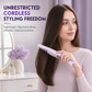 ⏳ LAST DAY SALE 50% OFF!!🔥✨Portable Cordless Hair Straightener Brush🔥 Curler 2 in 1 Mini Rechargeable Hair Straightening Comb for Travel💇‍♀️✨