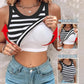 💖Last Day Special Price ￡8.99!!💖Ribbed Stretchy Tank Top with Shelf Bra