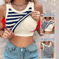 💖Last Day Special Price ￡8.99!!💖Ribbed Stretchy Tank Top with Shelf Bra