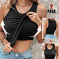 💖Last Day Special Price ￡8.99!!💖Ribbed Stretchy Tank Top with Shelf Bra