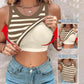 💖Last Day Special Price ￡8.99!!💖Ribbed Stretchy Tank Top with Shelf Bra