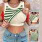 💖Last Day Special Price ￡8.99!!💖Ribbed Stretchy Tank Top with Shelf Bra